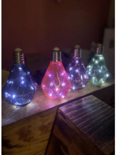 Milieu de table lumineux