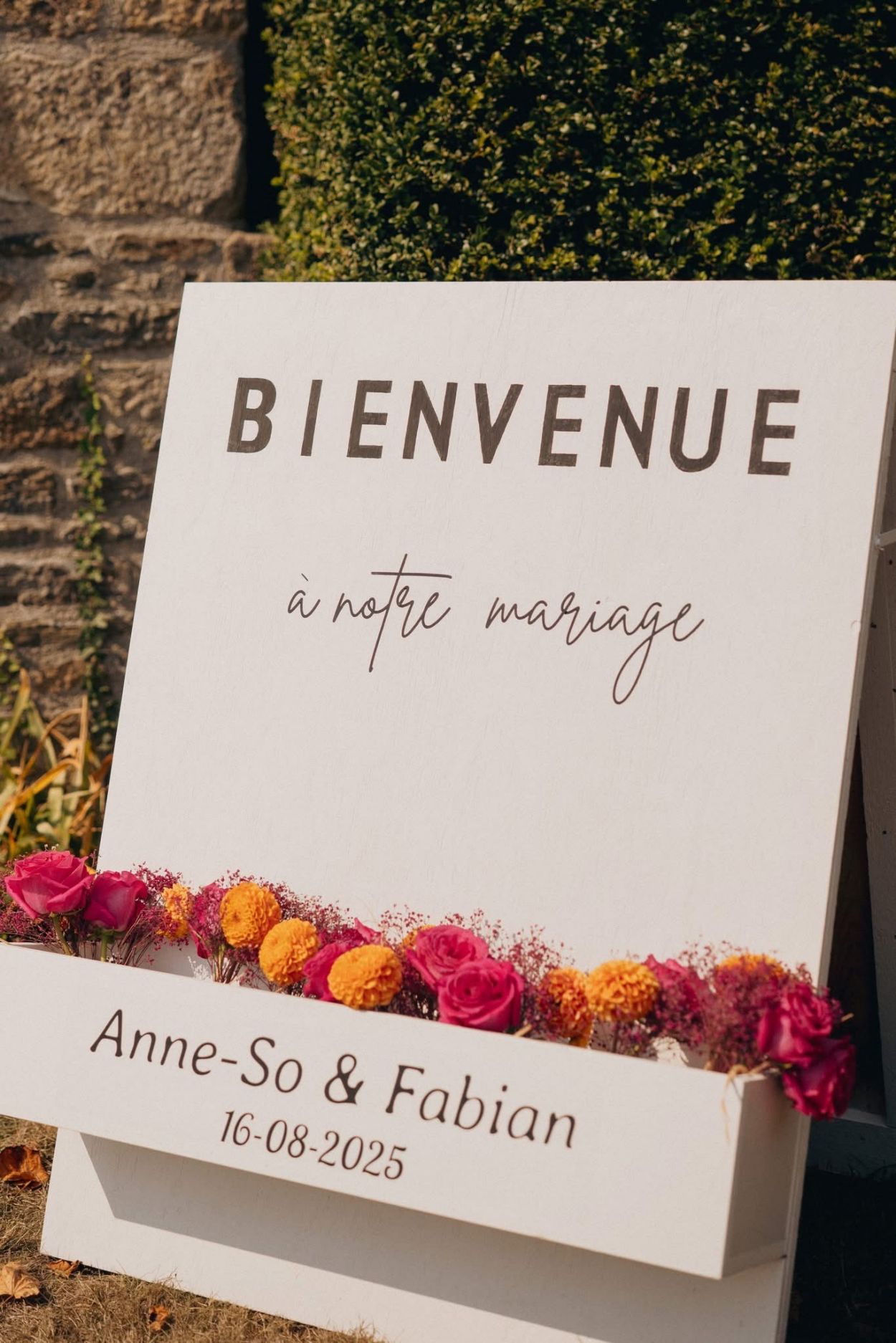 Panneau de bienvenue personnalisé