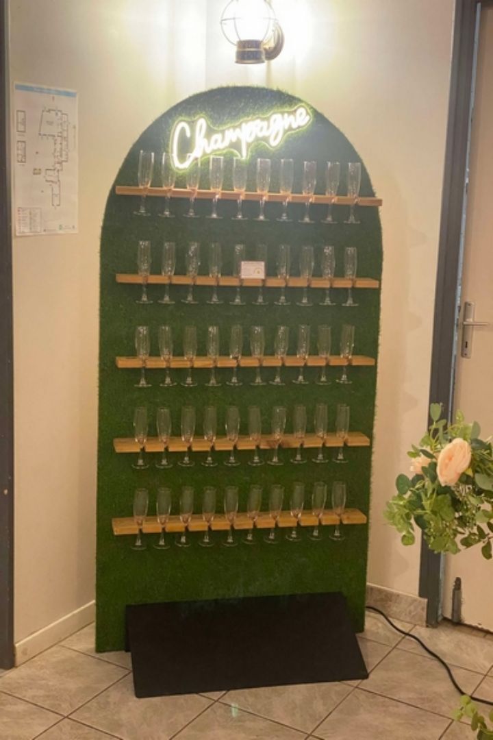 Location de mur à champagne pour mariage sur Brest